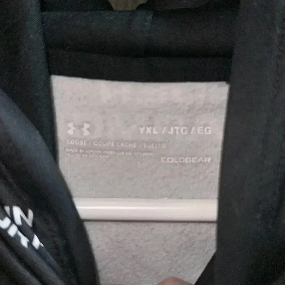 UNDER ARMOUR LOOSE COLD GEAR HOODIE SIZE YOUTH XLARGE - Picture 2 of 3